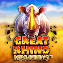 Slots logo of Great Rhino Megaways from Pragmatic Play at Roulettino Casino